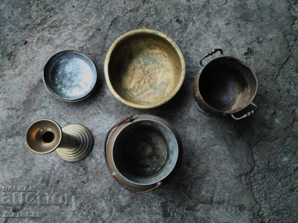 Lot of brass old items Lot of brass old items