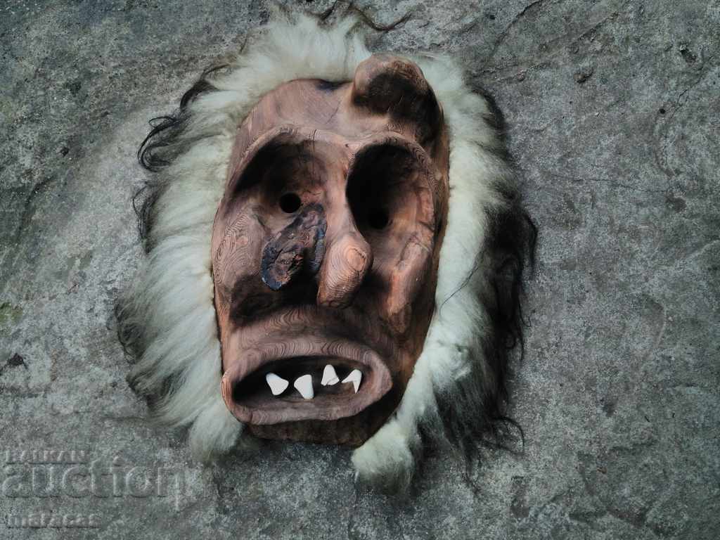 Old wooden mask Old wooden mask