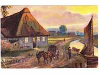 България Пътувала картичка 1922г. Пловдив - Грац