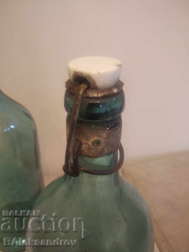 Lot de sticle din perioada imperiala cu capace de portelan - 5