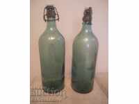 Lot of Imperial period bottles with porcelain caps