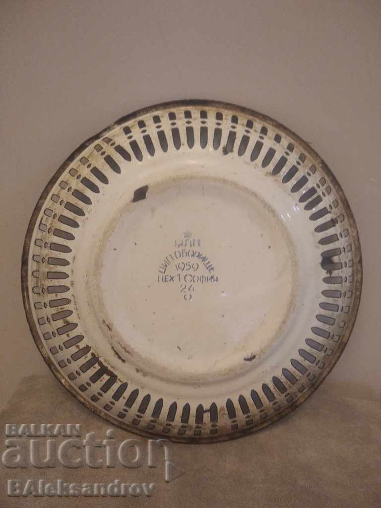 Enameled pan marked - 5 Enameled pan marked - 5