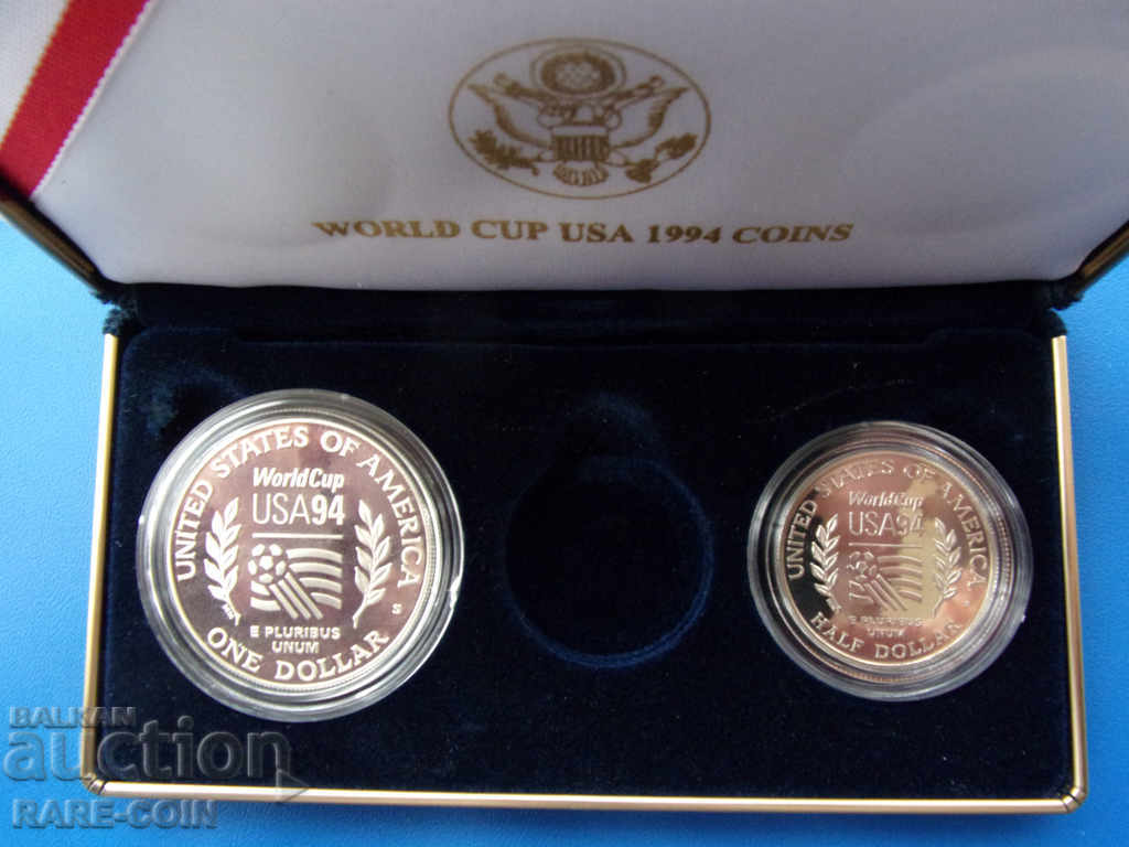 RS (34) SUA-Silver SET 1994 -Fotbal World'94.BZC cu preț € 56.24 | 110.00 BGN