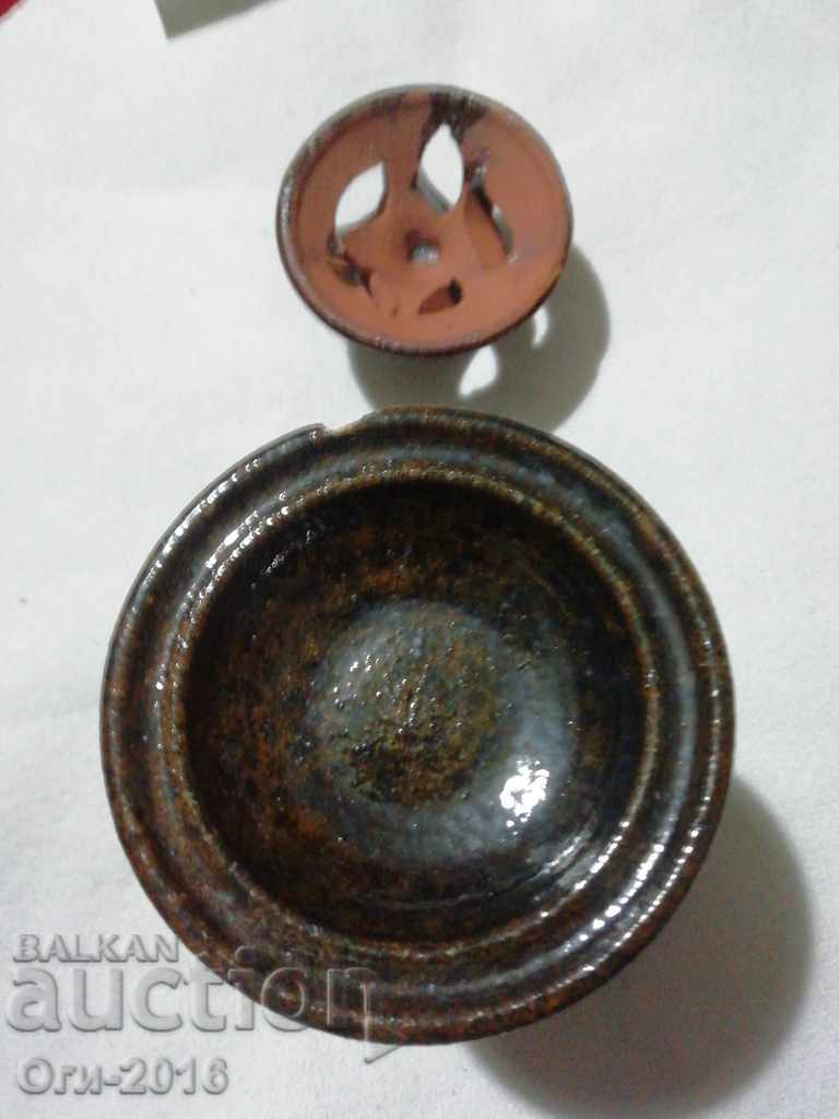 Lampa aromata din ceramica - 6