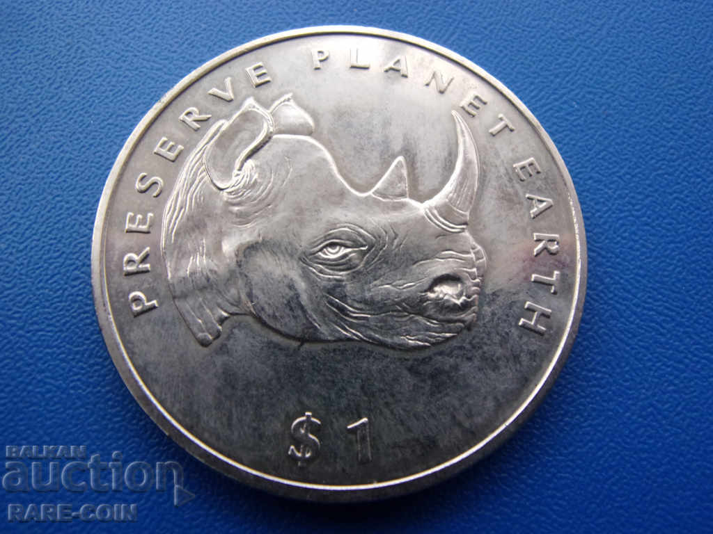 RS (34) Eritrea-1 dollar 1994-rare.BZC