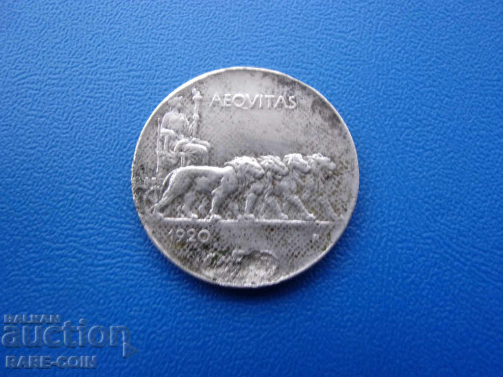 RS (34) Italy-50 cents 1920 R-Rome.BZC