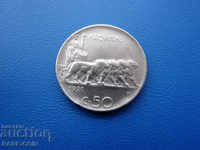 RS (34) Italy-50 cent 1921 R-Rome.BZC