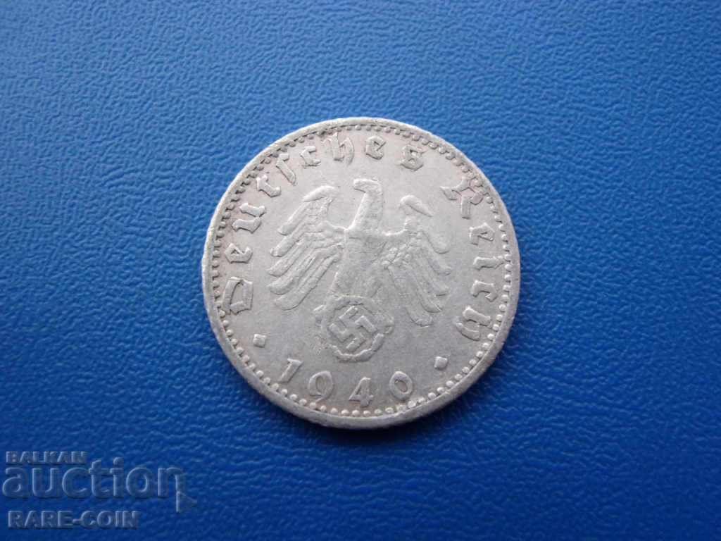 RS (34) Germania- III Reich-50 pfennig 1940 G-KarlsruheBZC cu preț € 17.90 | 35.01 BGN