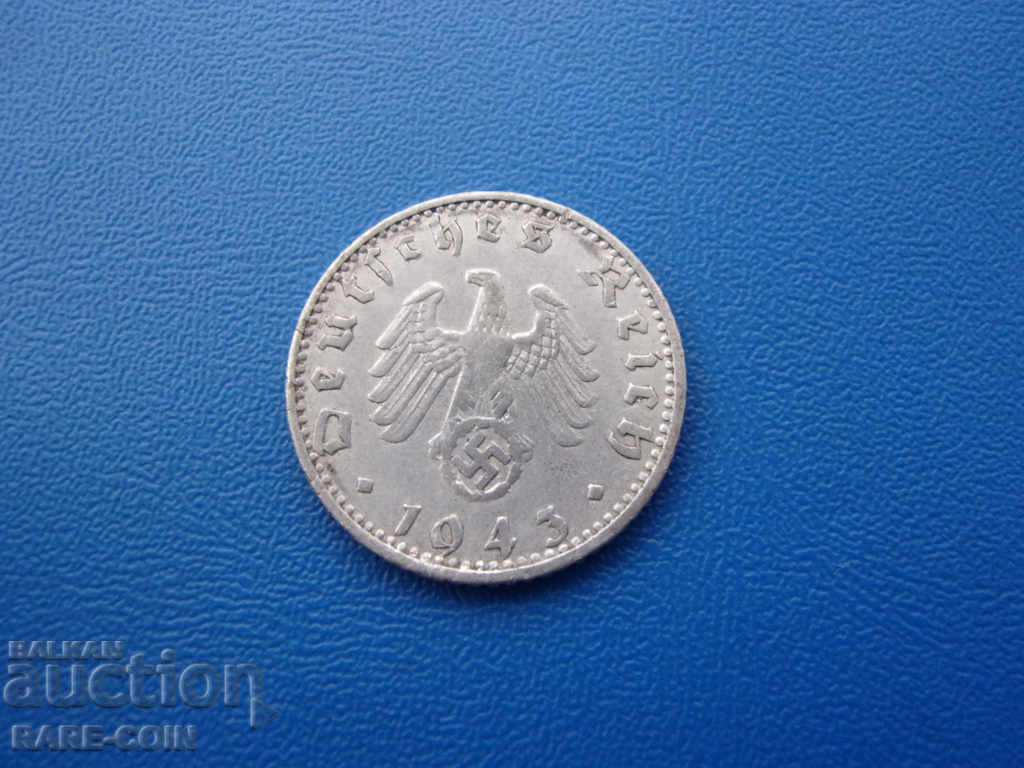 RS (34) Germania- III Reich-50 pfennig 1943 A-Berlin.BZC cu preț € 5.11 | 9.99 BGN
