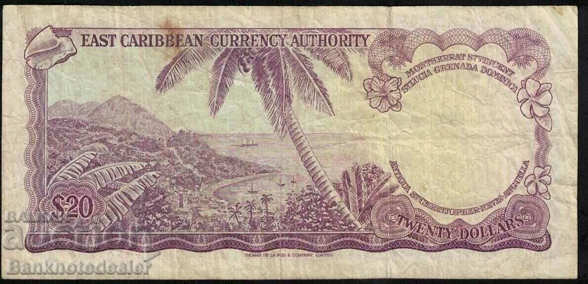 Eastern Caribbean 20 Dollars 1965 Pick 15 Ref 0616 with price 150.00 BGN | € 76.69 Eastern Caribbean 20 Dollars 1965 Pick 15 Ref 0616 with price 150.00 BGN | € 76.69
