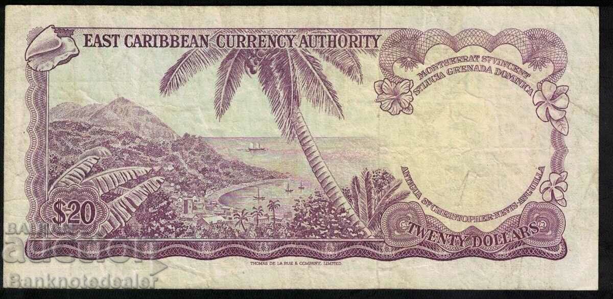East Caribbean t 20 Dollars 1965 PIck 15 Ref 7218 with price 150.00 BGN | € 76.69 East Caribbean t 20 Dollars 1965 PIck 15 Ref 7218 with price 150.00 BGN | € 76.69