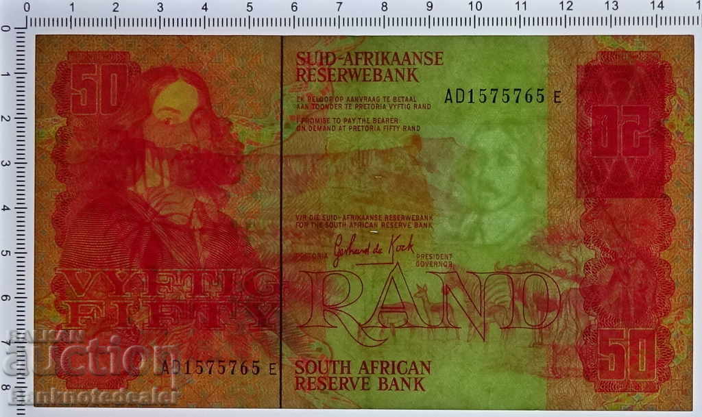 Delivery of South Africa 50 Rand 1984 Pick 122a Ref 5765 Delivery of South Africa 50 Rand 1984 Pick 122a Ref 5765
