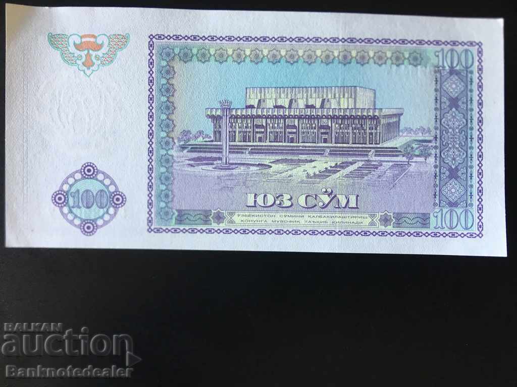 Uzbekistan 100 Sum 1994 Pick 78 Ref 6417 Unc cu preț 2.00 BGN | € 1.02 Uzbekistan 100 Sum 1994 Pick 78 Ref 6417 Unc cu preț 2.00 BGN | € 1.02