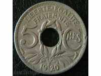 5 centimetri 1920, Franța