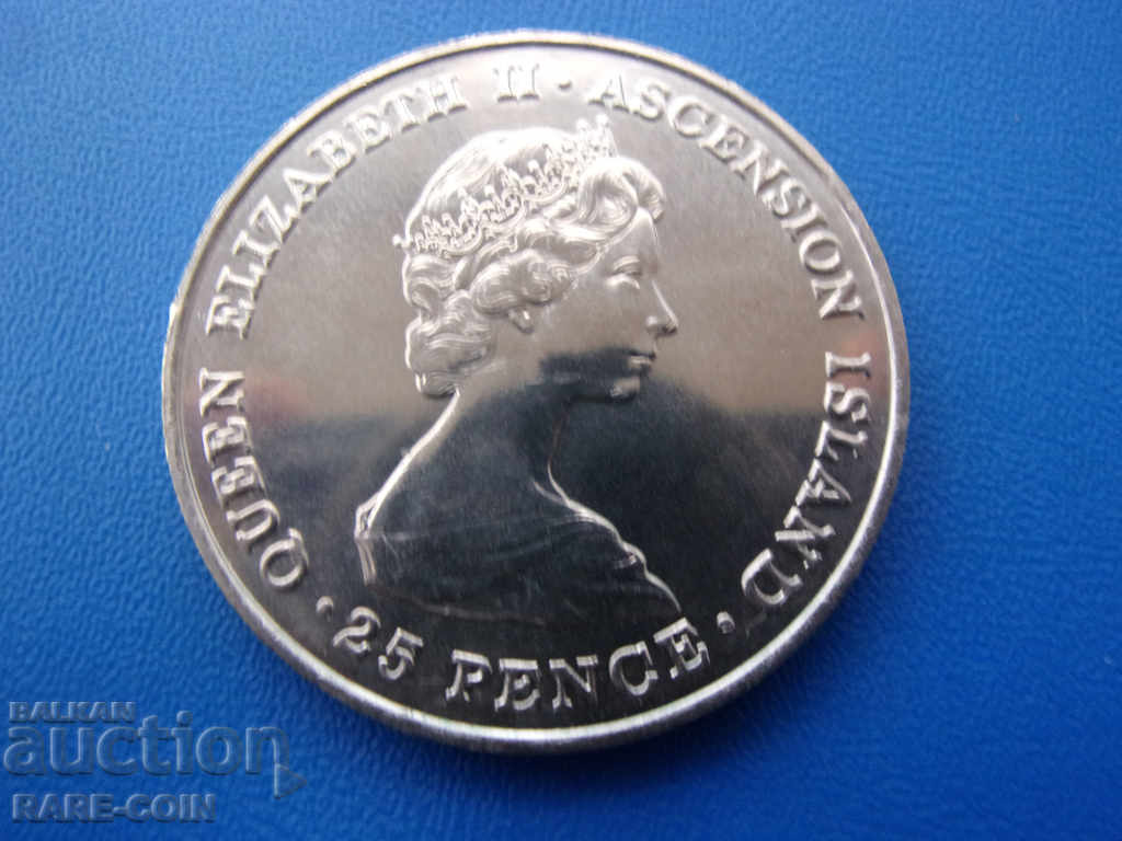 RS (35) Insula Ascensiunii-25 pence 1981.BZC cu preț € 20.45 | 40.00 BGN