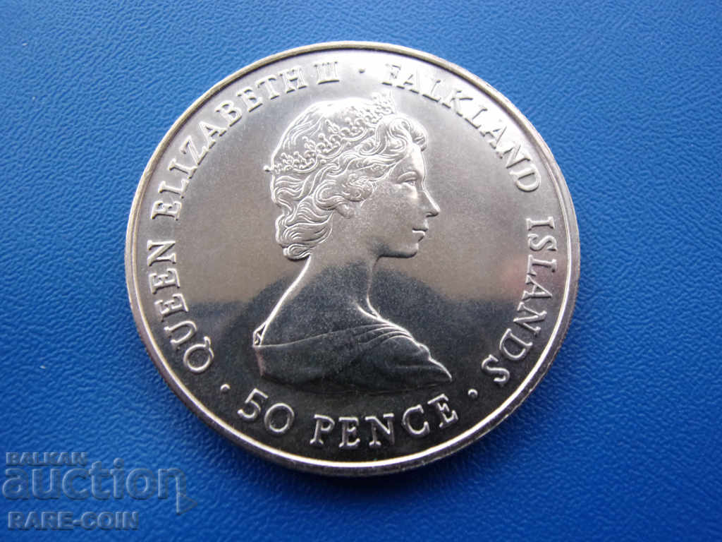 RS (35) Νήσοι Φώκλαντ-50 πένες 1981.BZC με τιμή € 25.56 | 49.99 BGN RS (35) Νήσοι Φώκλαντ-50 πένες 1981.BZC με τιμή € 25.56 | 49.99 BGN