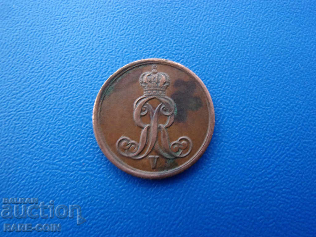 RS(35) Германия-Хановер-1 пфениг 1853- рядка година .БЗЦ с цена € 10.23 | 20.01 лв.
