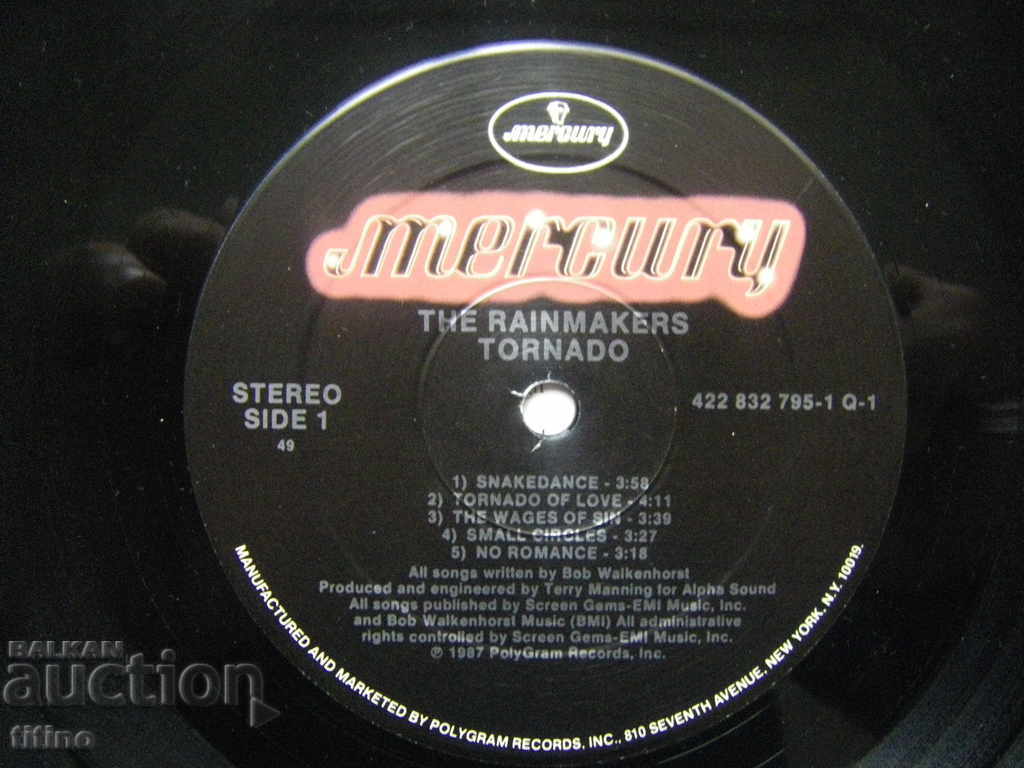 Auction The Rainmakers - Tornado, Mercury - Audiophile edition !!! Auction The Rainmakers - Tornado, Mercury - Audiophile edition !!!
