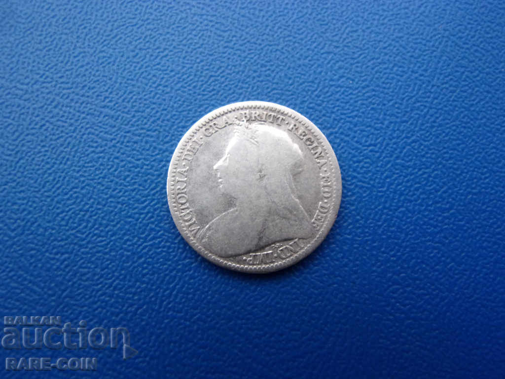 RS (35) Great Britain-3 pence 1897-silver and rare .BZC with price € 5.11 | 9.99 BGN