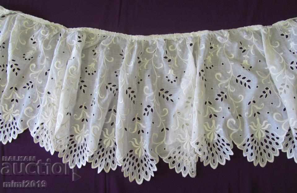 20's Cotton Women's Cloak cut embroidery - 5