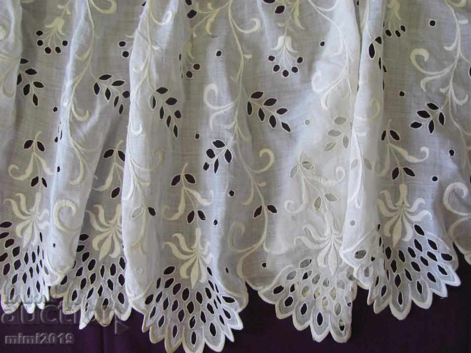 20's Cotton Women's Cloak cut embroidery - 6