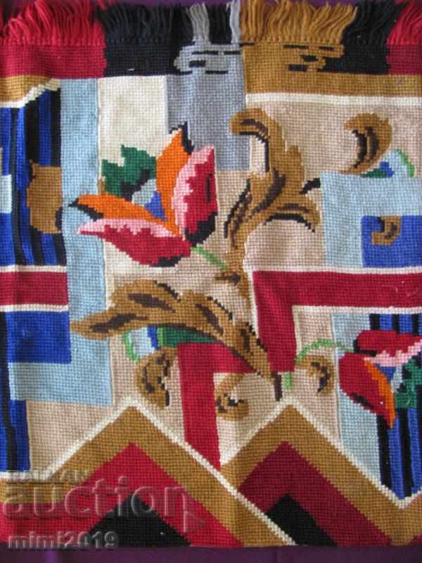 Covor de perete brodat manual din secolul al XIX-lea, covor - 5 Covor de perete brodat manual din secolul al XIX-lea, covor - 5