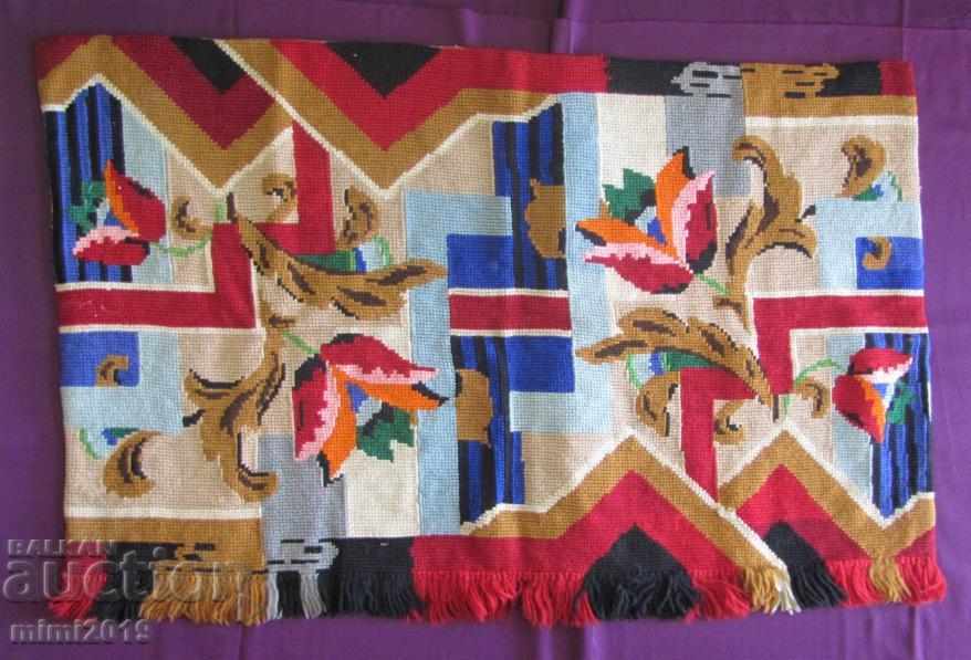 Covor de perete brodat manual din secolul al XIX-lea, covor - 7 Covor de perete brodat manual din secolul al XIX-lea, covor - 7