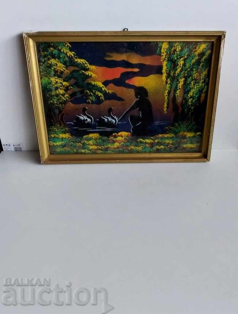 OLD PICTURE LANDSCAPE FRAME GLASS with price 15.00 BGN | € 7.67 OLD PICTURE LANDSCAPE FRAME GLASS with price 15.00 BGN | € 7.67