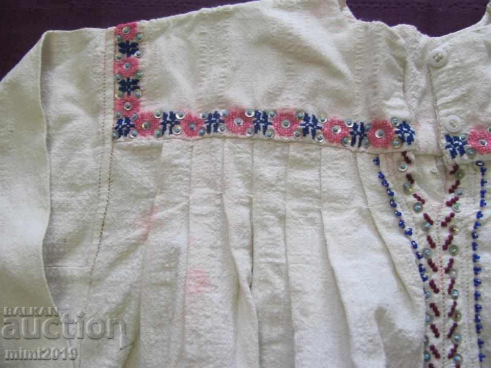 19th Century Folk Art Women's Cotton Shirt for Costume - 5
