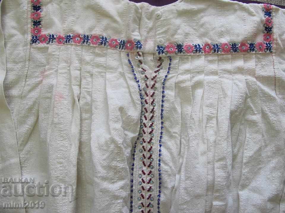 19th Century Folk Art Women's Cotton Shirt for Costume - 6