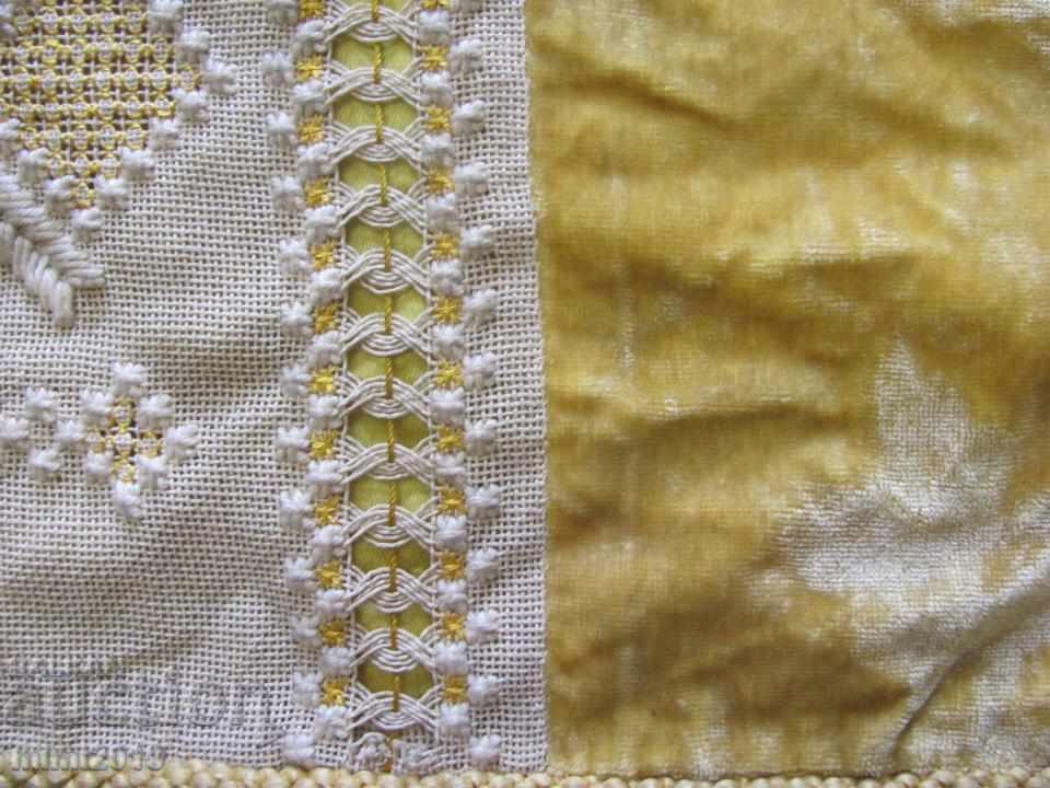 Auction 20s Old Square, Tablecloth for velvet and lace Auction 20s Old Square, Tablecloth for velvet and lace