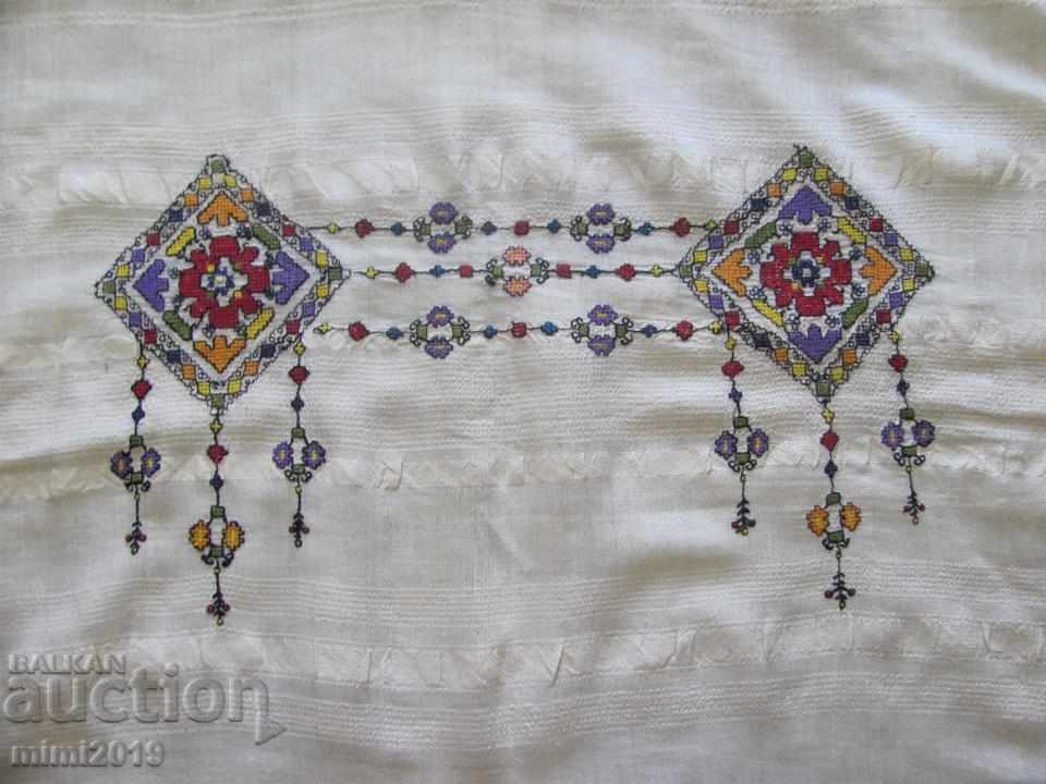 19th Century Folk Art Silk Kenar Pillow Case - 6 19th Century Folk Art Silk Kenar Pillow Case - 6