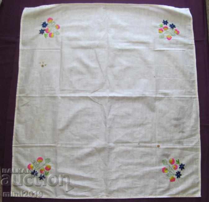 19th Century Hand Embroidered Square, Tablecloth with price 45.00 BGN | € 23.01 19th Century Hand Embroidered Square, Tablecloth with price 45.00 BGN | € 23.01