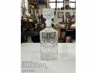 Vintage glass bottle / carafe №1724