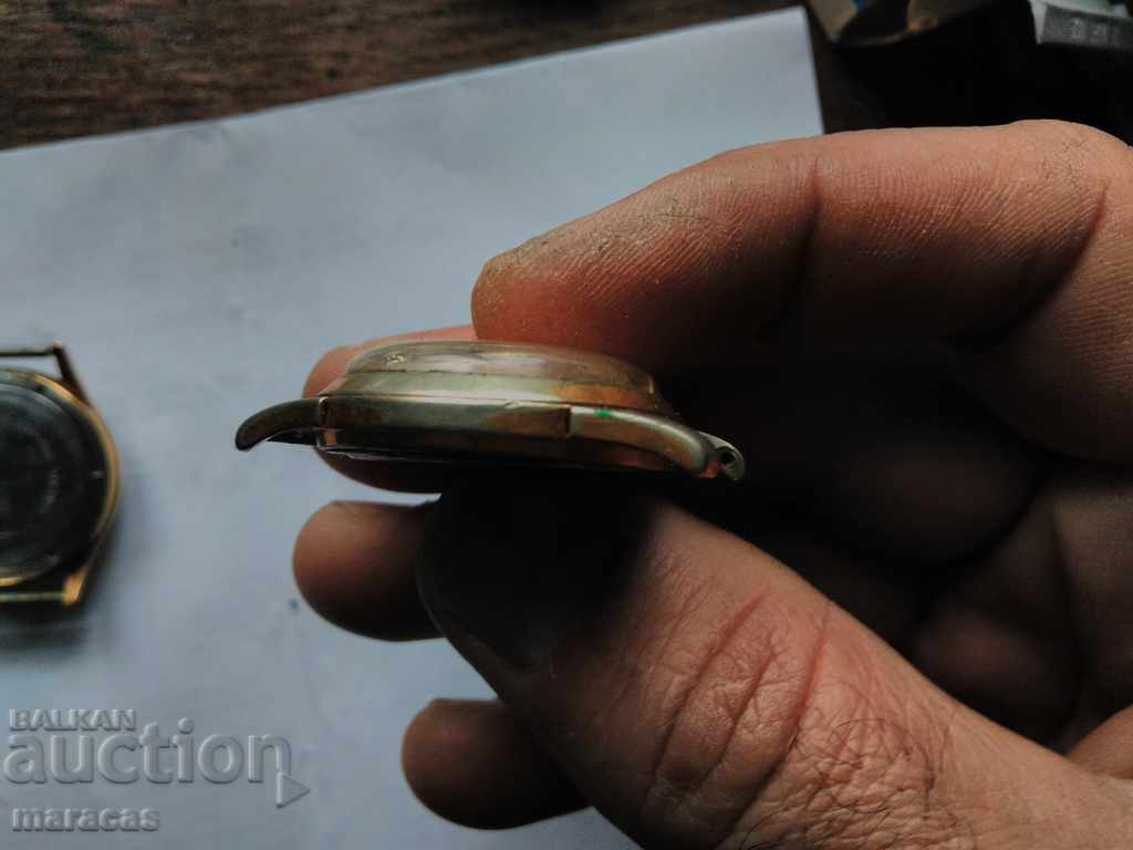 Auction Soviet gold-plated watches. Auction Soviet gold-plated watches.