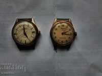 Soviet gold-plated watches.