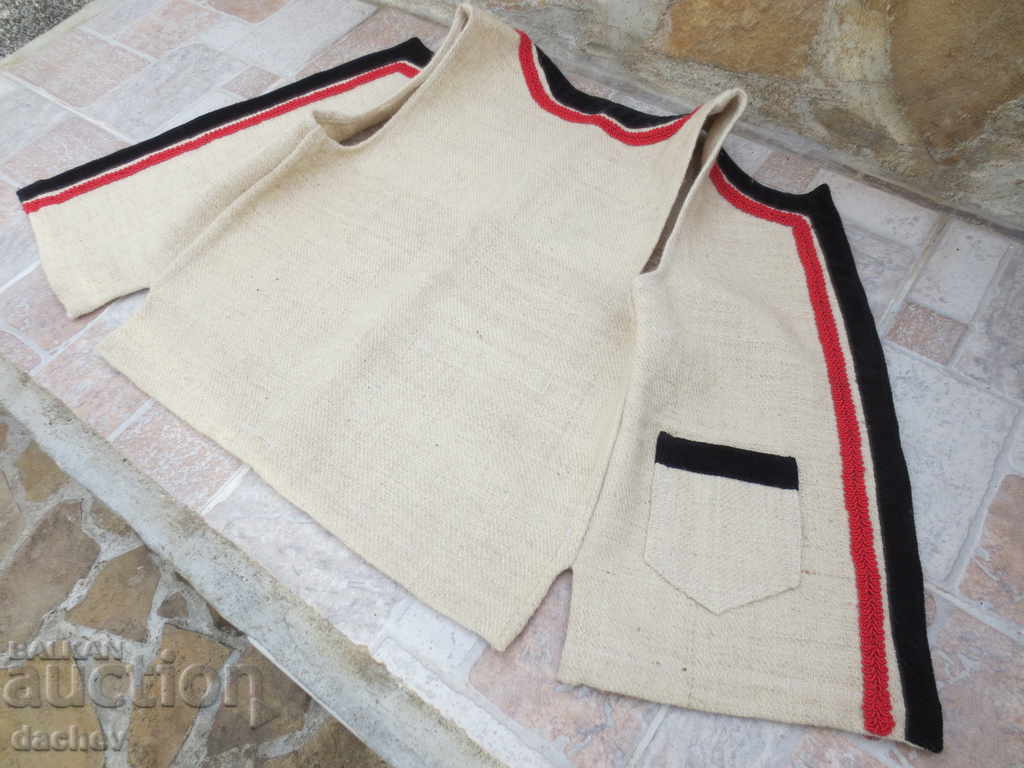Auction Authentic old woven vest part of the National costume EXCELLENT! Auction Authentic old woven vest part of the National costume EXCELLENT!