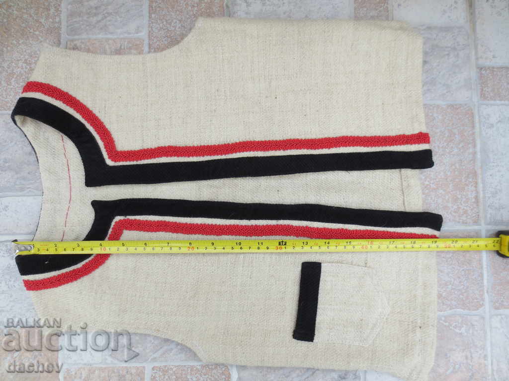 Authentic old woven vest part of the National costume EXCELLENT! - 6 Authentic old woven vest part of the National costume EXCELLENT! - 6