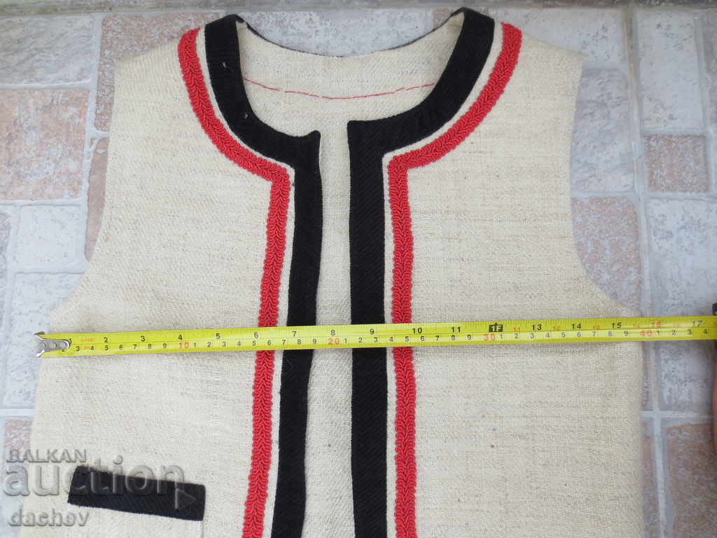 Authentic old woven vest part of the National costume EXCELLENT! - 7 Authentic old woven vest part of the National costume EXCELLENT! - 7