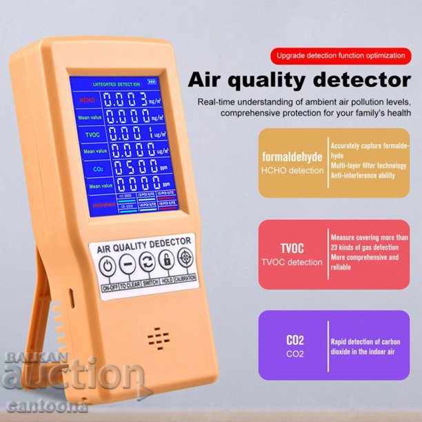 Air quality monitor for CO2, formaldehyde, TVOC - 5