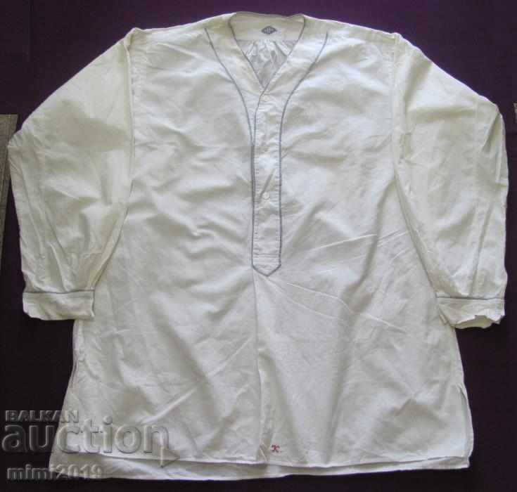 Cămașă Originală din Bumbac Regatul Bulgariei cu Monogramă - 6 Cămașă Originală din Bumbac Regatul Bulgariei cu Monogramă - 6