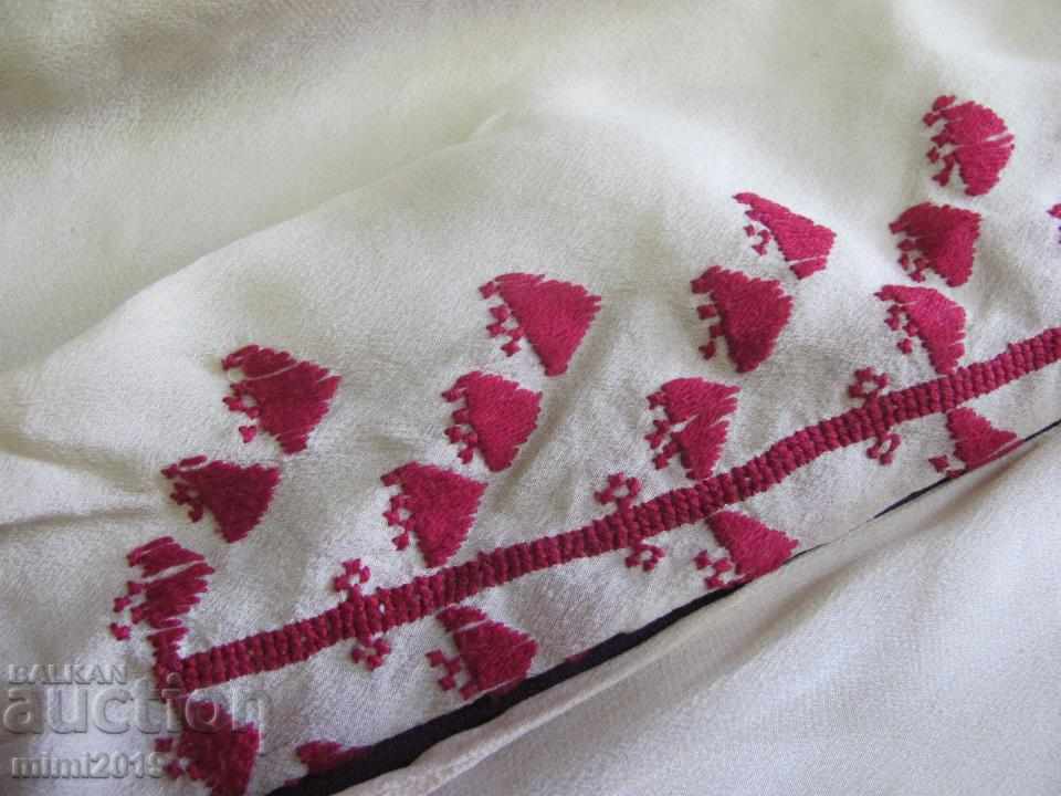 Vintage Silk Women's Shirt hand embroidery - 6 Vintage Silk Women's Shirt hand embroidery - 6