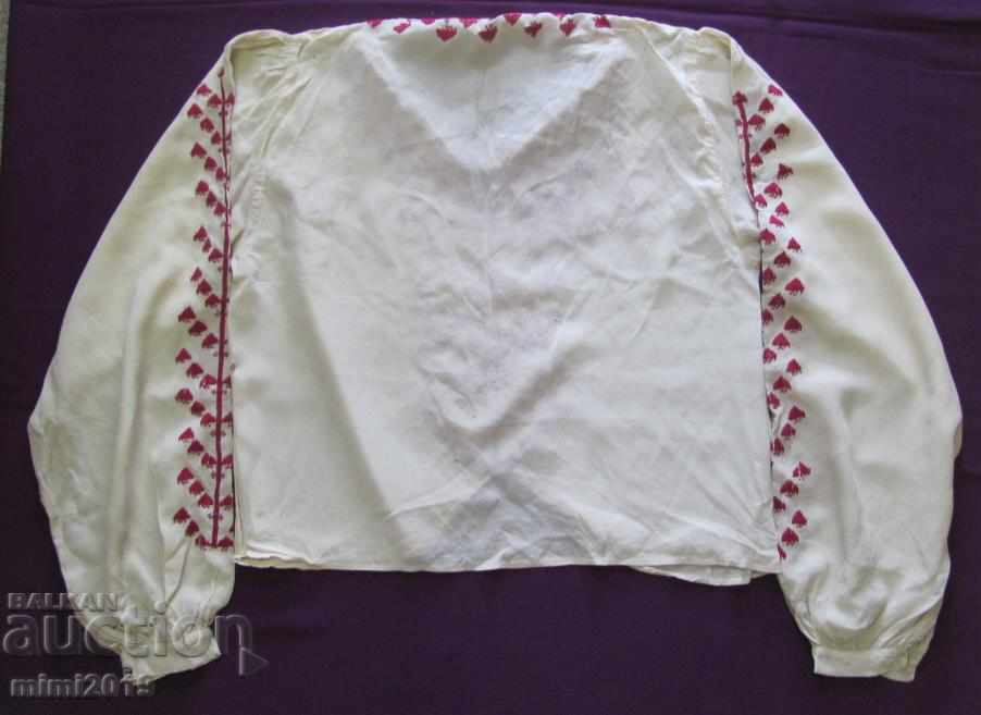 Vintage Silk Women's Shirt hand embroidery - 7 Vintage Silk Women's Shirt hand embroidery - 7