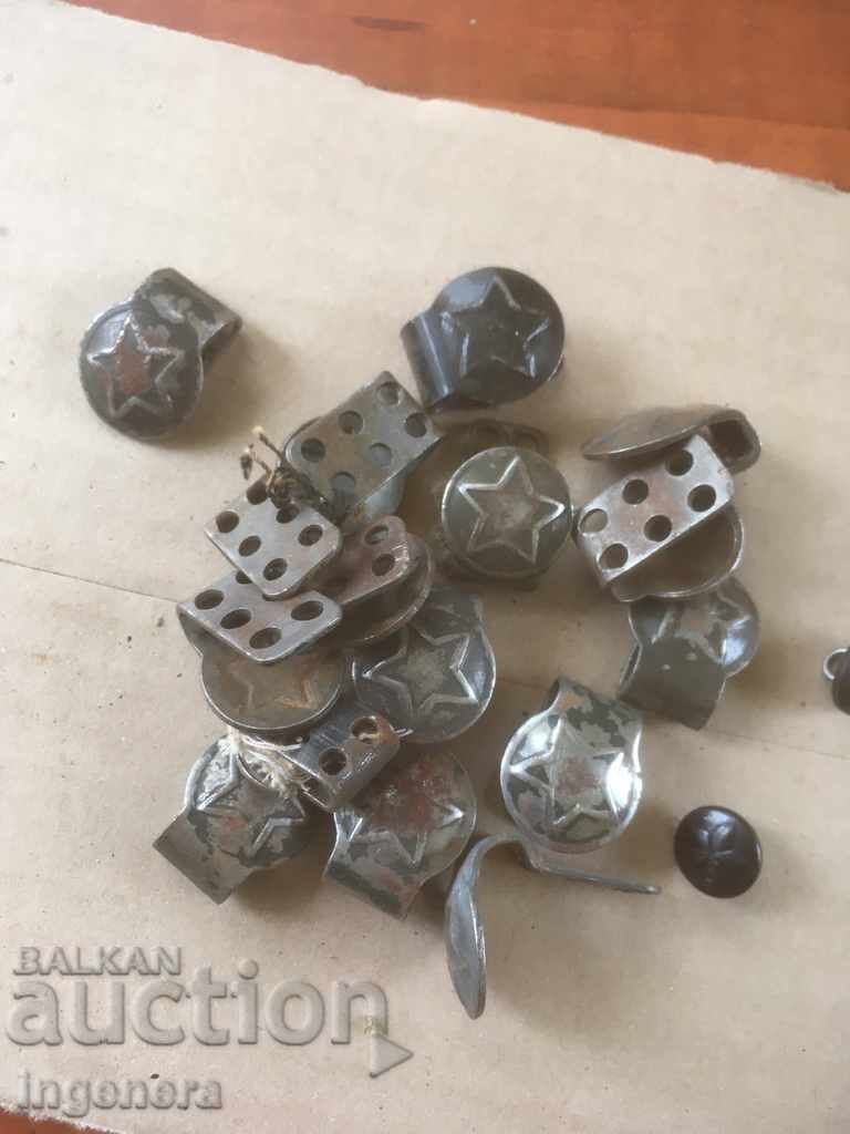 BUTTONS MILITARY MILITARY METAL AND OTHERS - 5 BUTTONS MILITARY MILITARY METAL AND OTHERS - 5