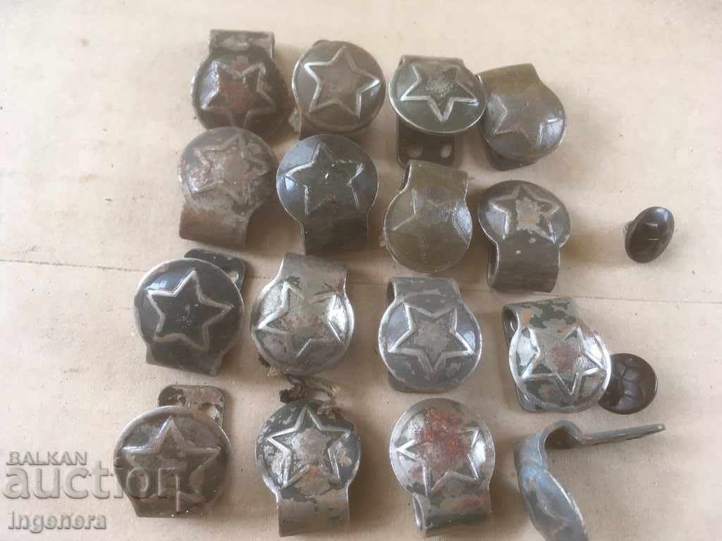BUTTONS MILITARY MILITARY METAL AND OTHERS