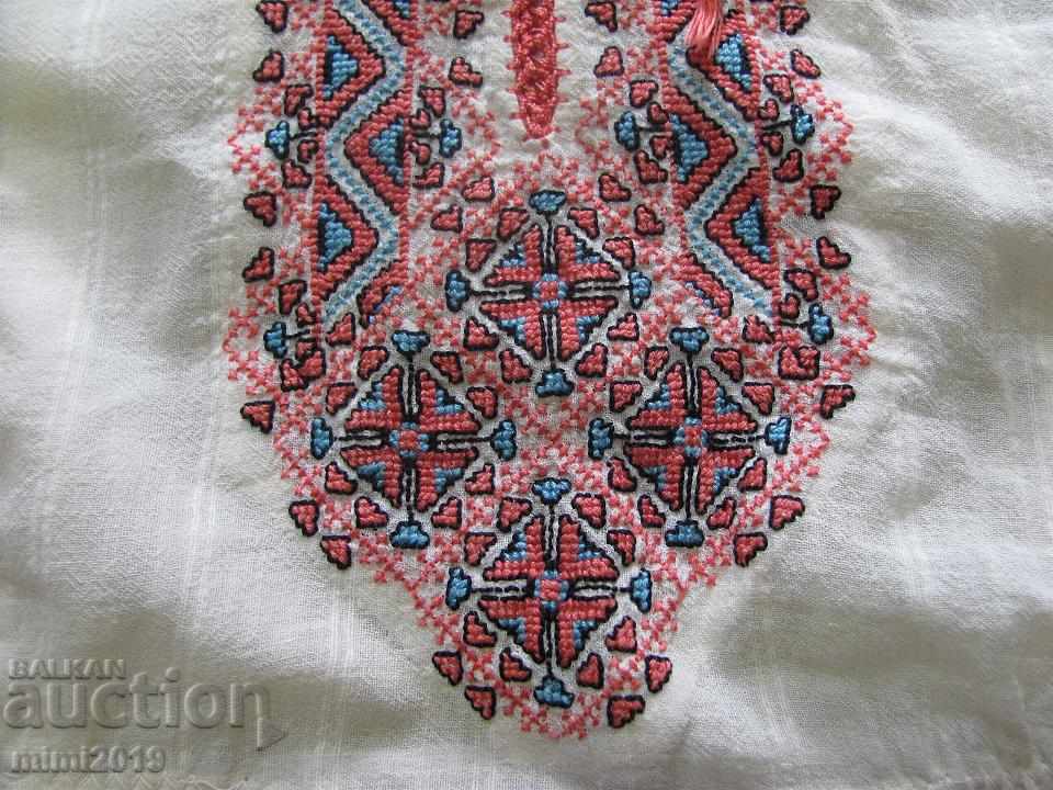 Vintage Women's Shirt Hand Embroidery Folk Motifs - 7