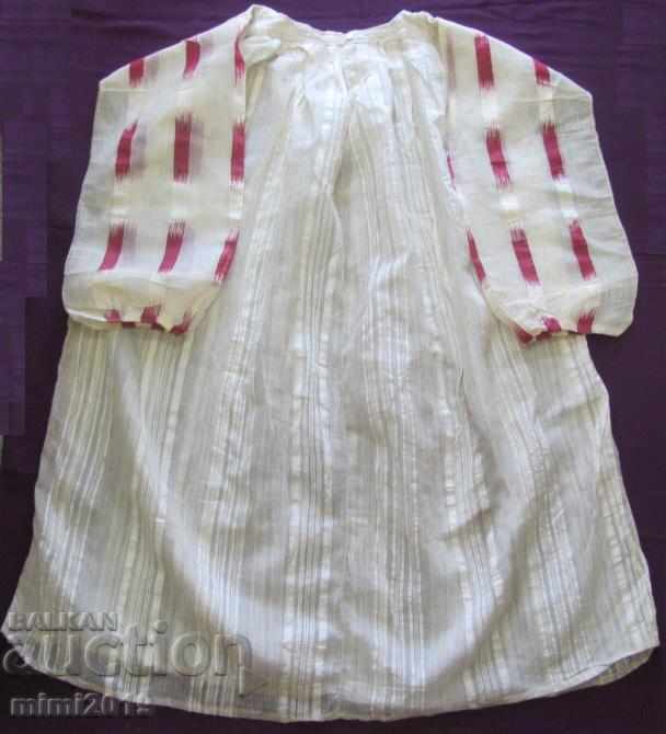 19th Century Folk Art Women's Silk Kenarena Shirt - Undressed