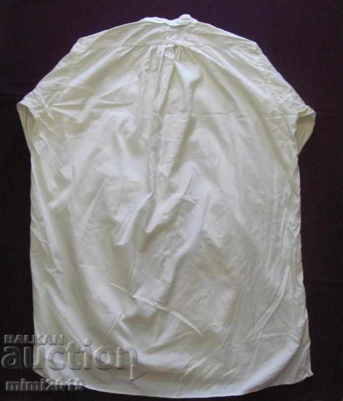 Kingdom of Bulgaria Original Cotton Shirt with Monogram - 5