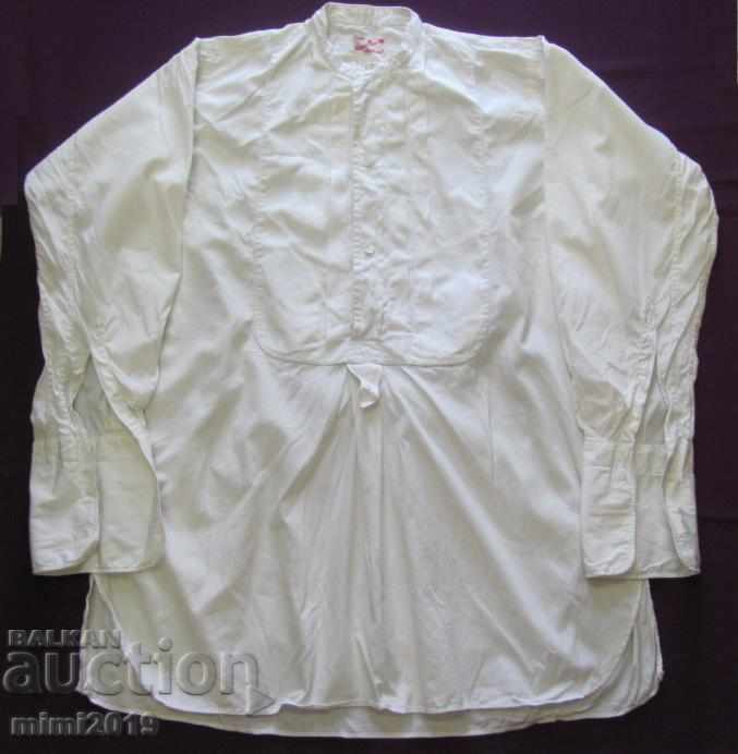 Kingdom of Bulgaria Original Cotton Shirt with Monogram - 6