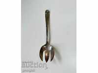 Silver-plated salad fork №1739